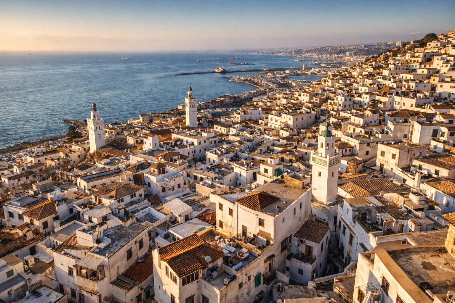 Kasbah of Algiers UNESCO aerial view