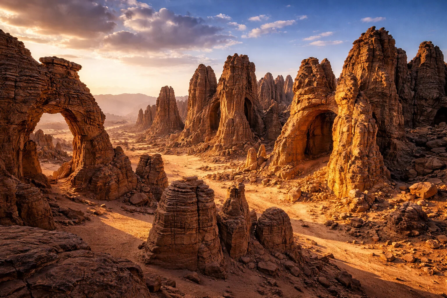 Tassili n'Ajjer rock formations UNESCO