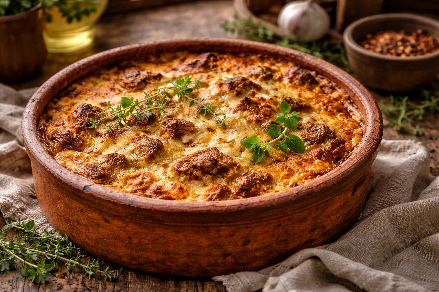 Tavë Kosi - Traditional Albanian Baked Lamb with Yogurt