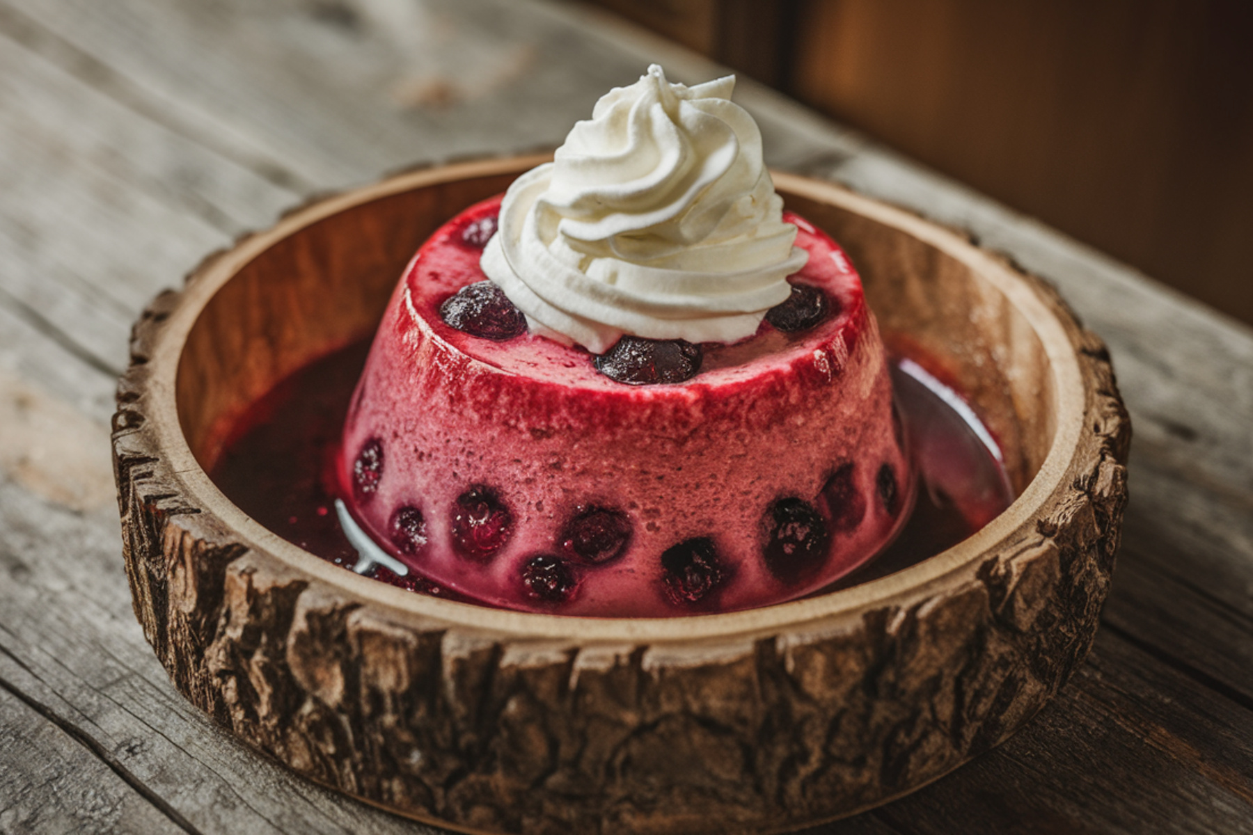 Rødgrød med Fløde