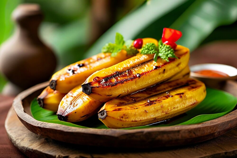 Bananes Plantains au Four