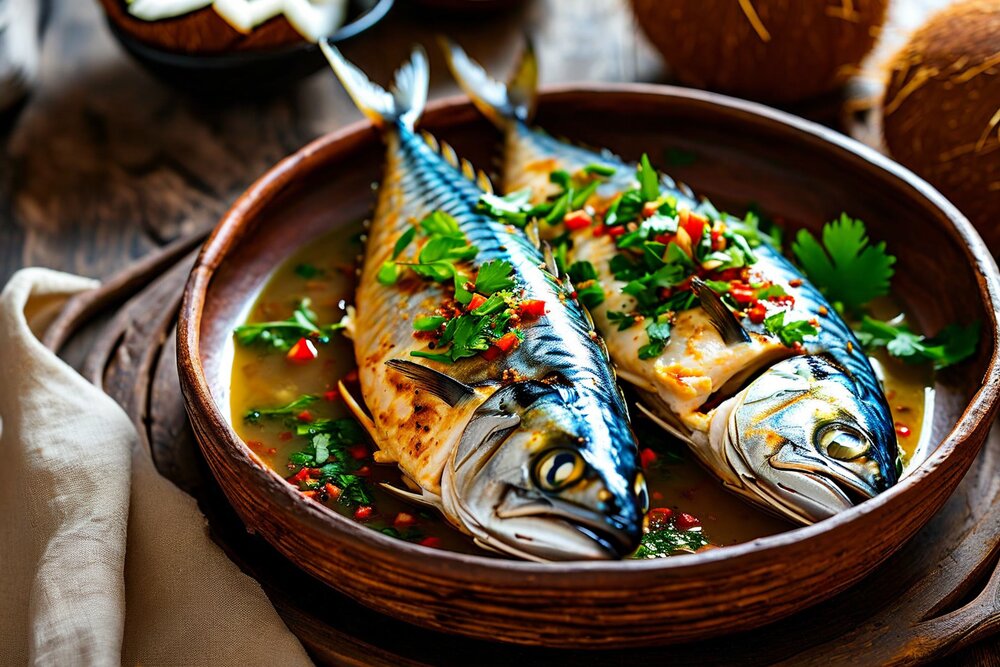 Mackerel and Coconut