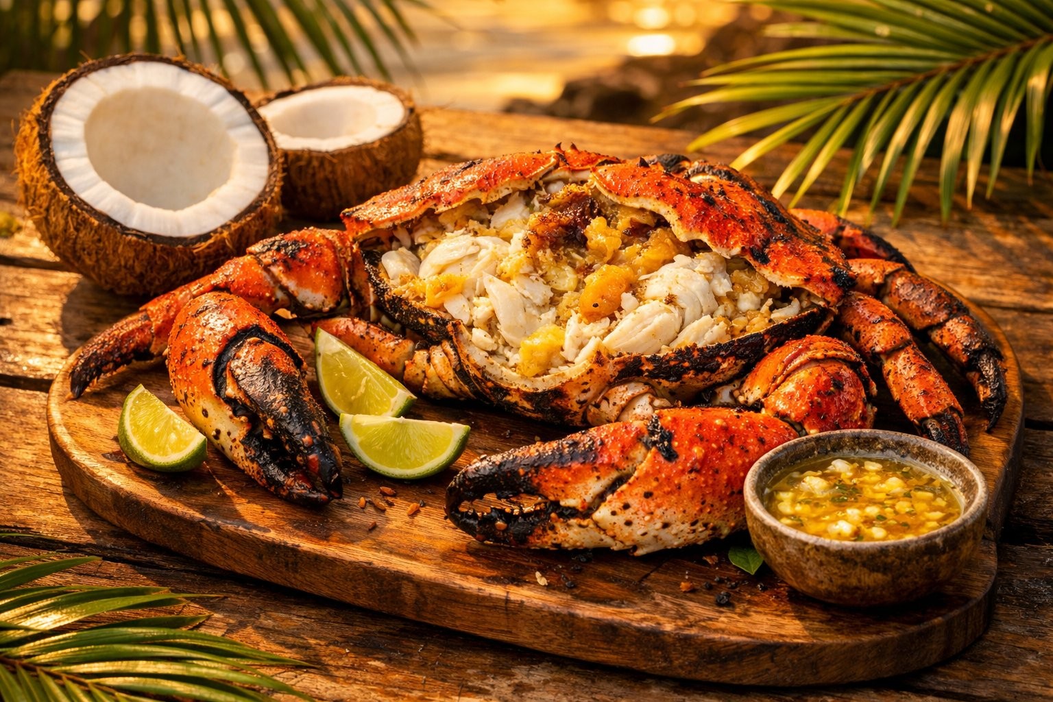 Coconut Crab - Grilled Coconut Crab