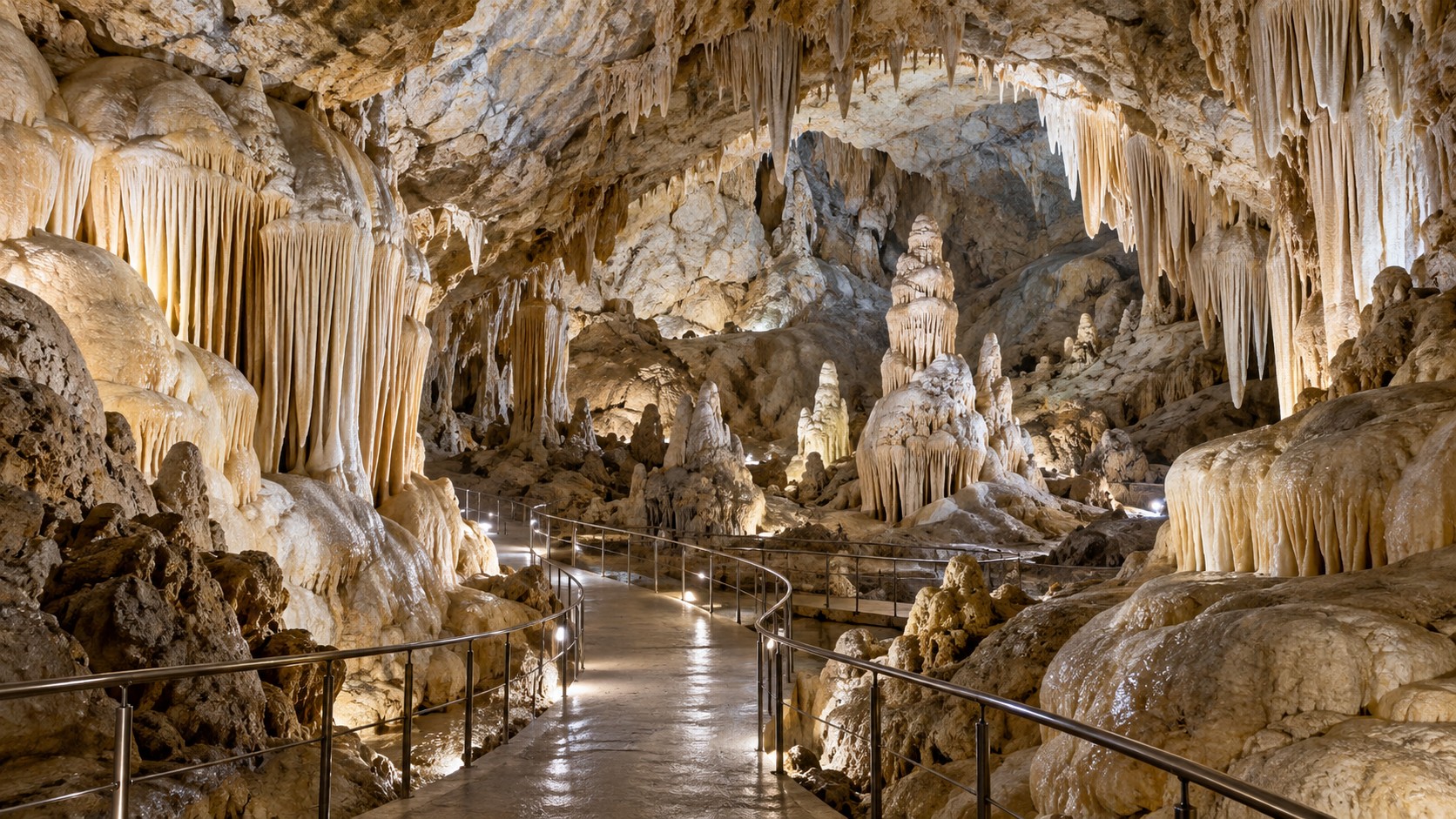Representative illustration of New Athos cave