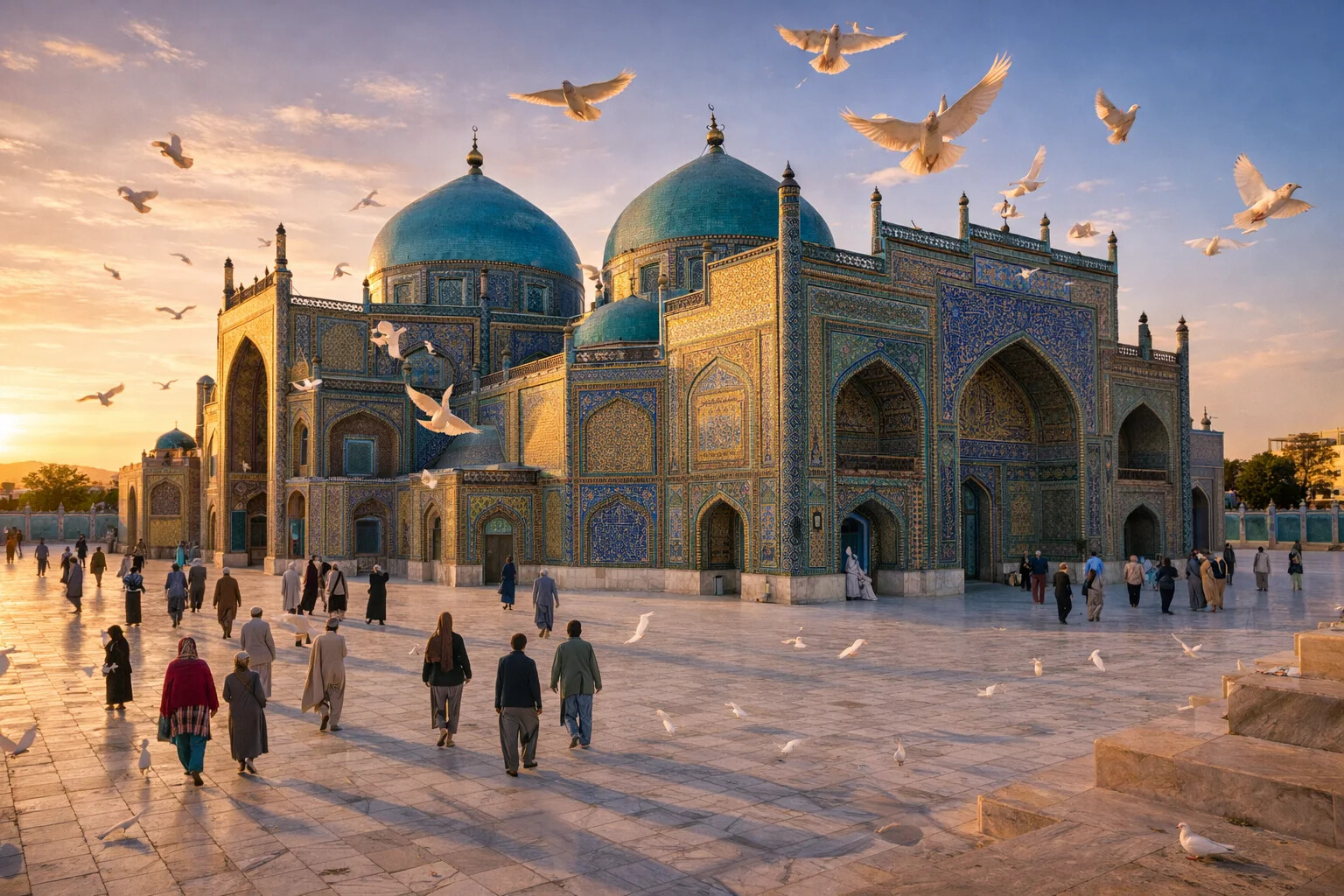 Blue Mosque Mazar-i-Sharif
