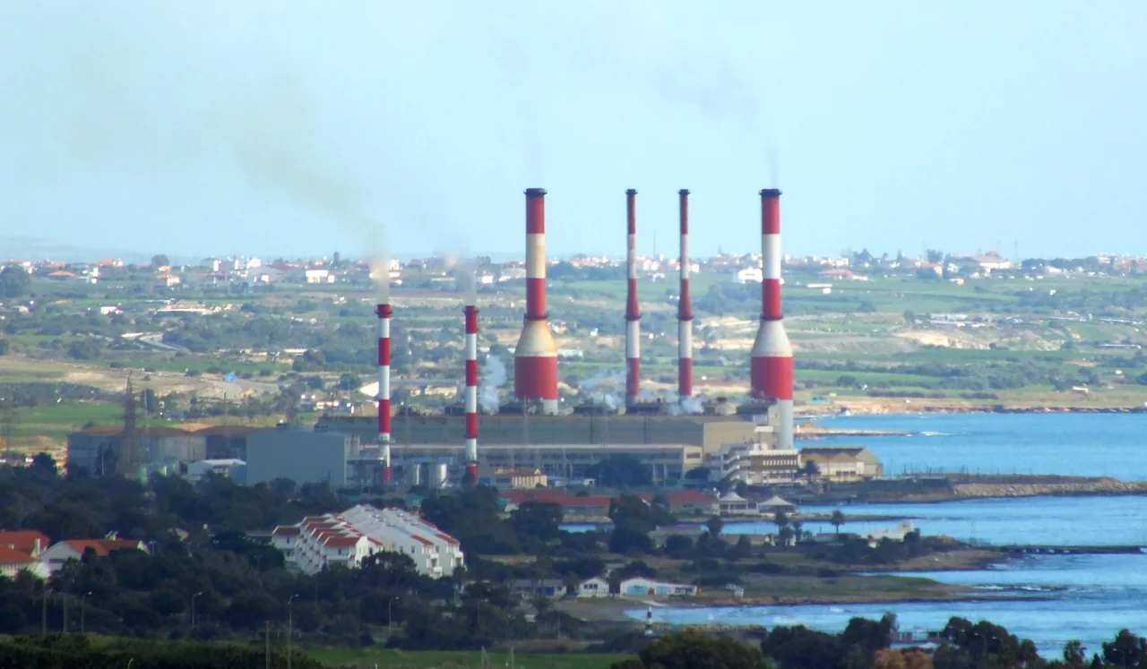 Dhekelia Power Station belongs to the Republic of Cyprus; it is surrounded by the Eastern SBA.