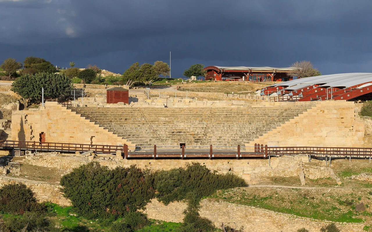 Kourion’s restored ancient theatre.