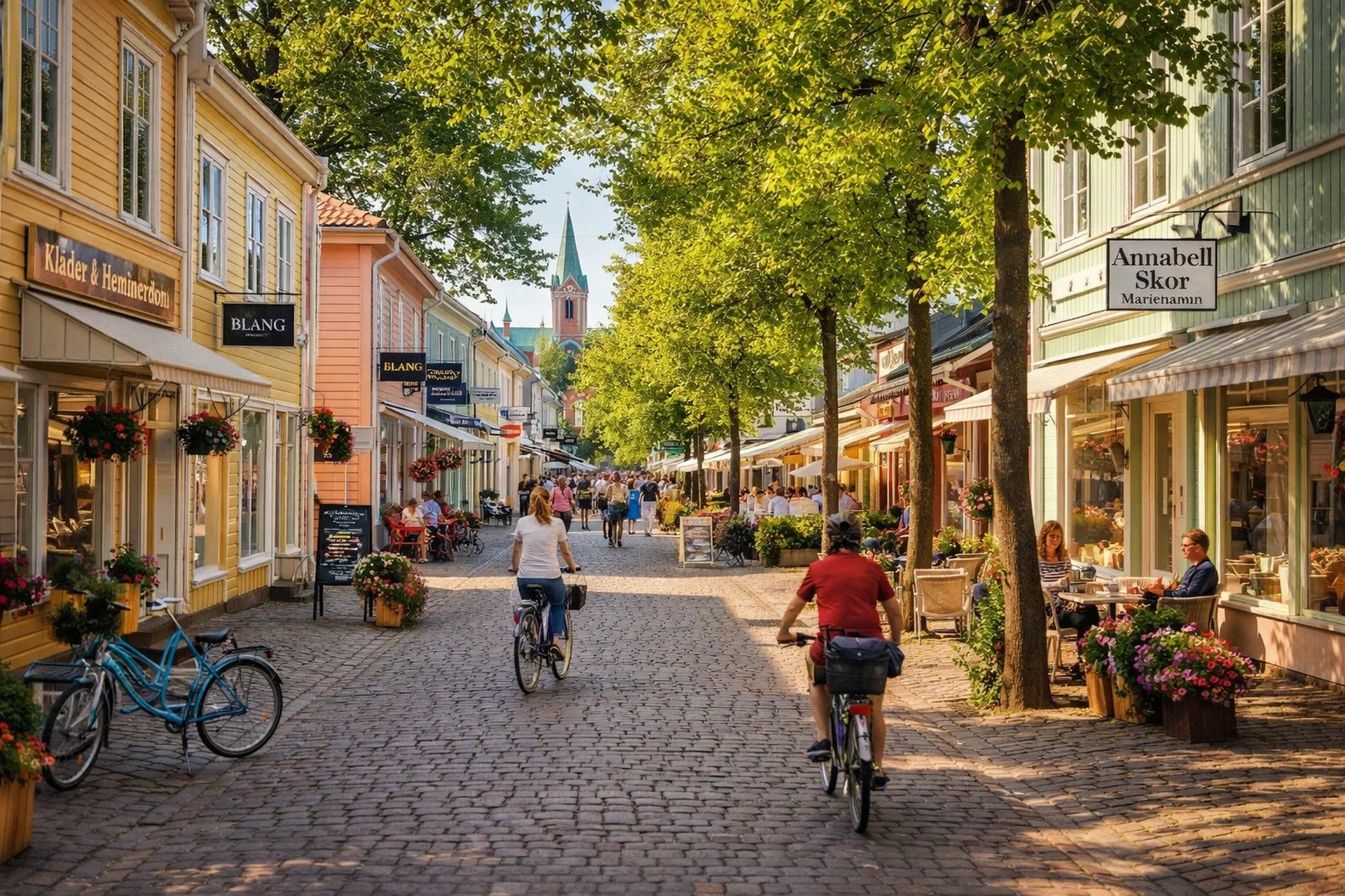 Torggatan, Mariehamn's main street