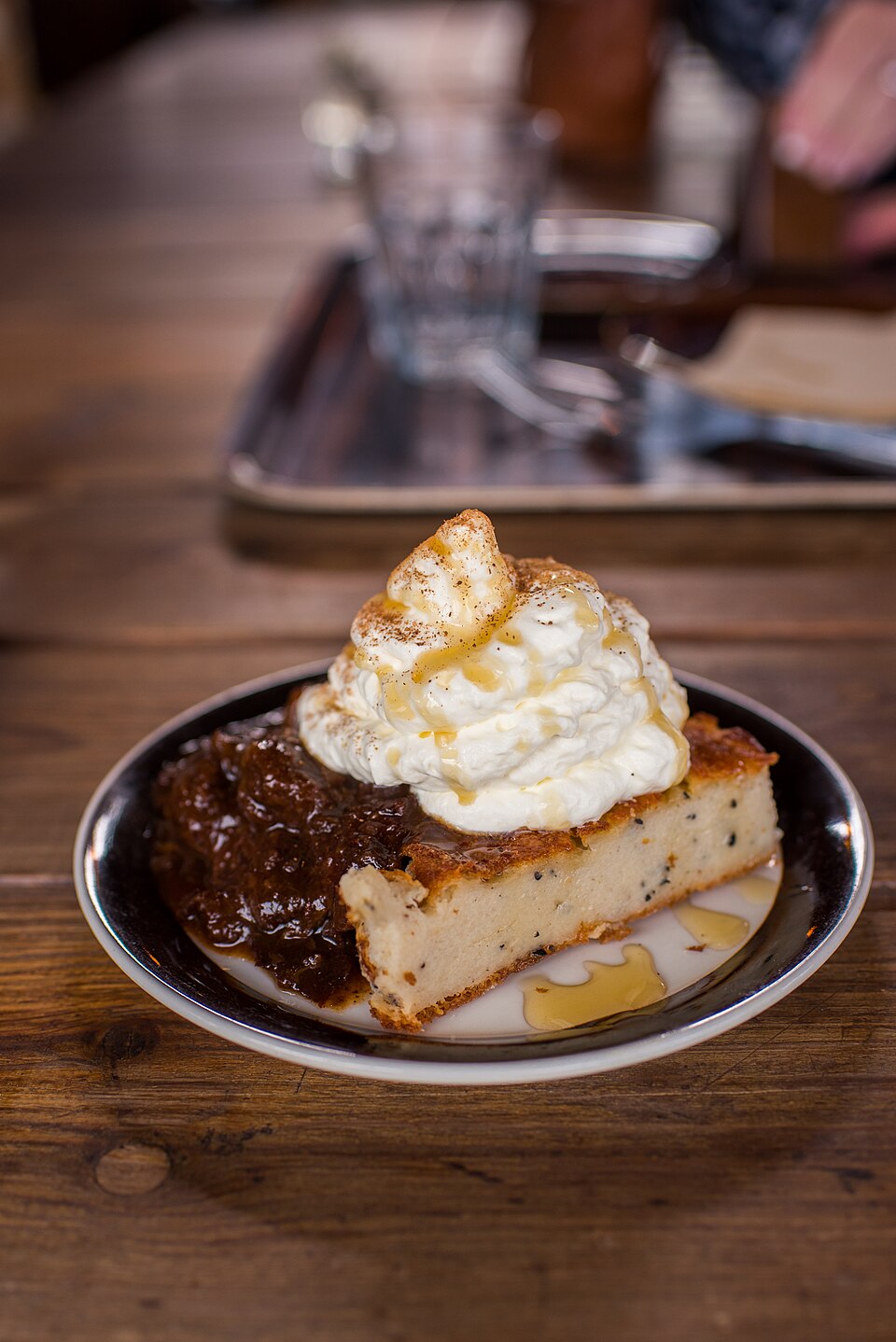 Ålandspannkaka with prune cream and whipped cream, 2019