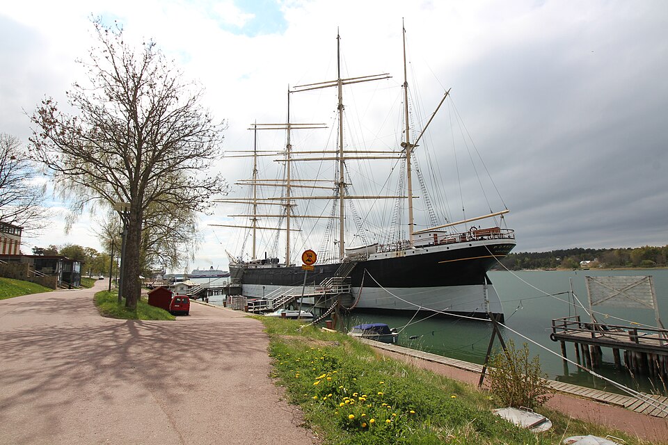 Museum ship Pommern in Mariehamn
