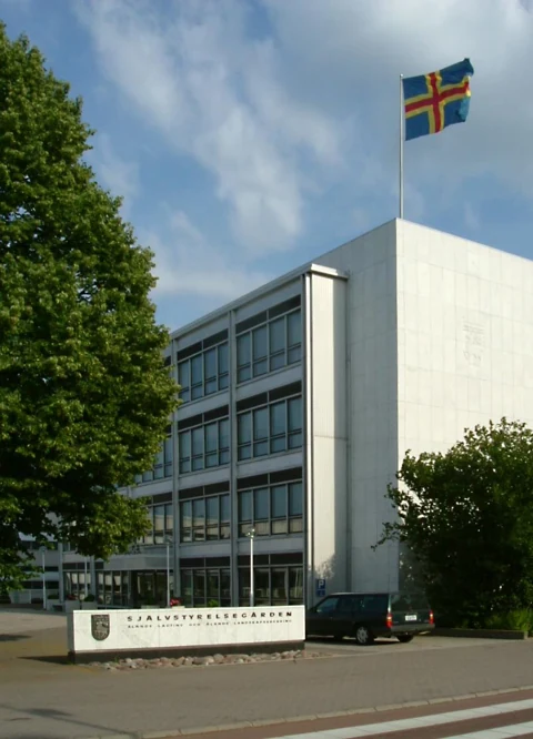 The Åland Parliament building