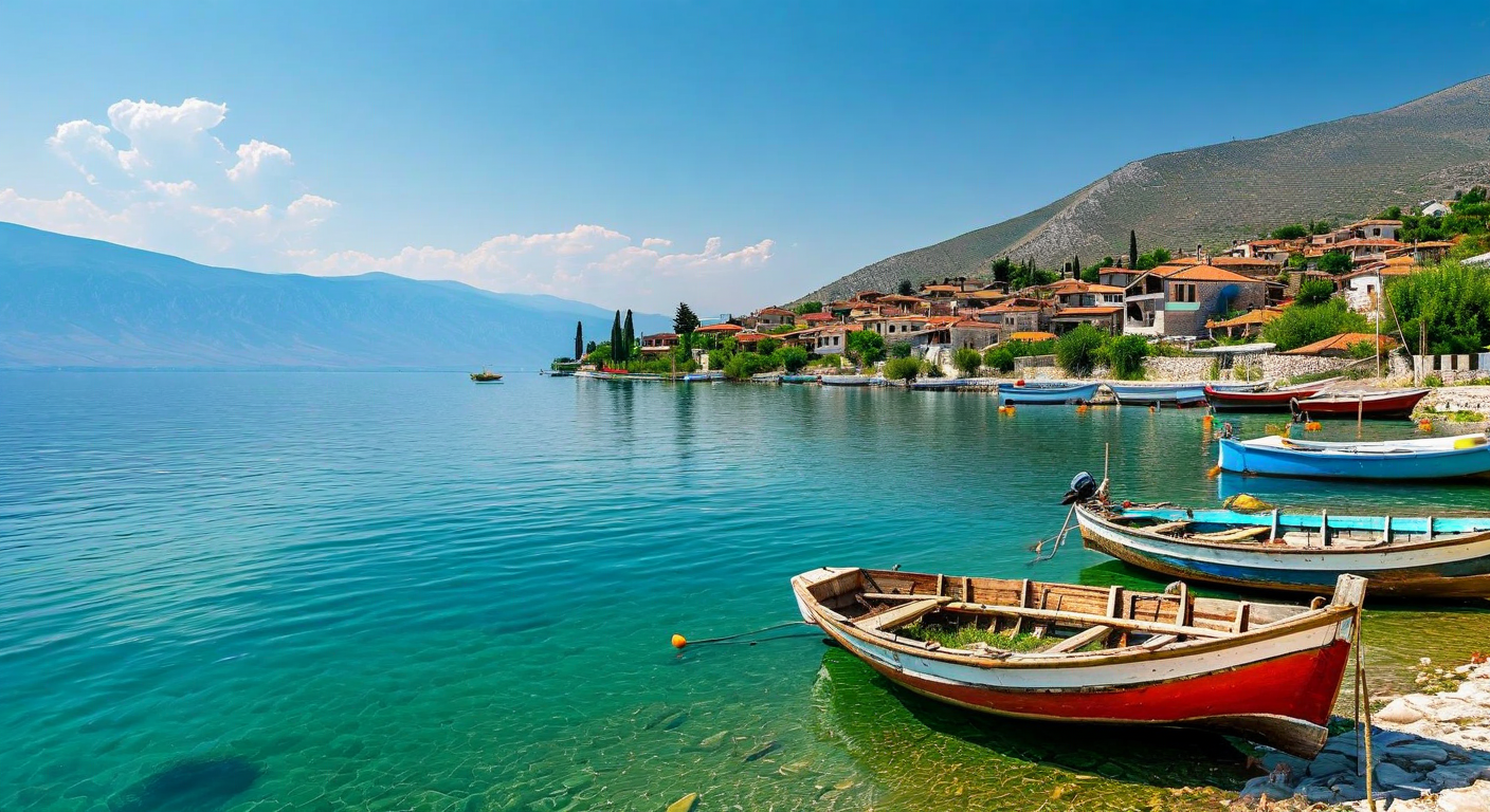 Lake Ohrid Albanian side
