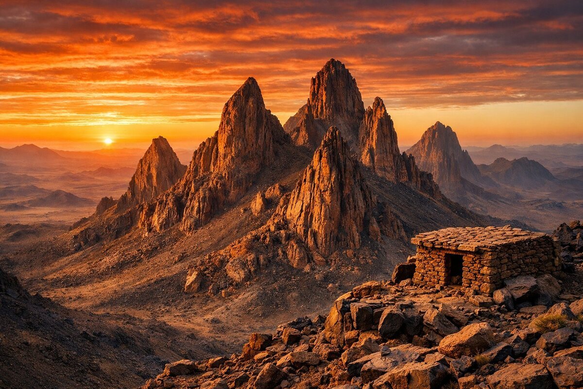 Hoggar Mountains near Assekrem, Algeria
