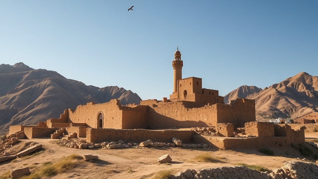 Ruins of Al Qal'a of Beni Hammad, Algeria