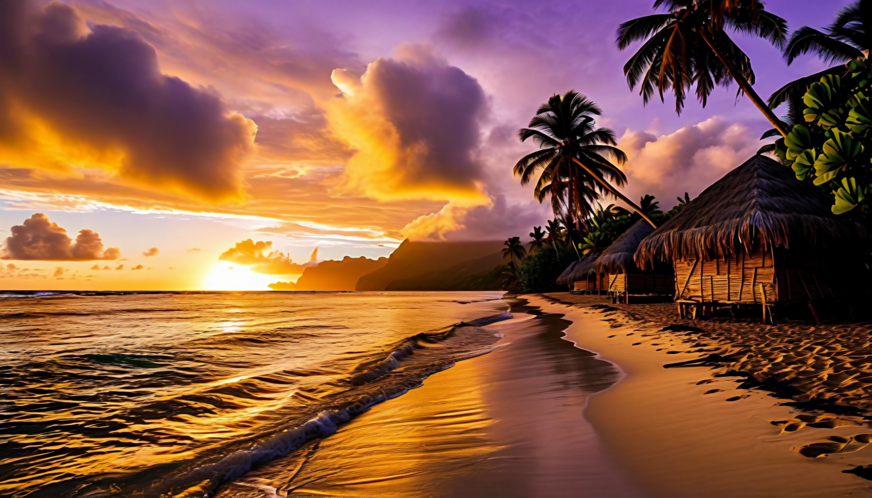 Tisa Barefoot Bar sunset