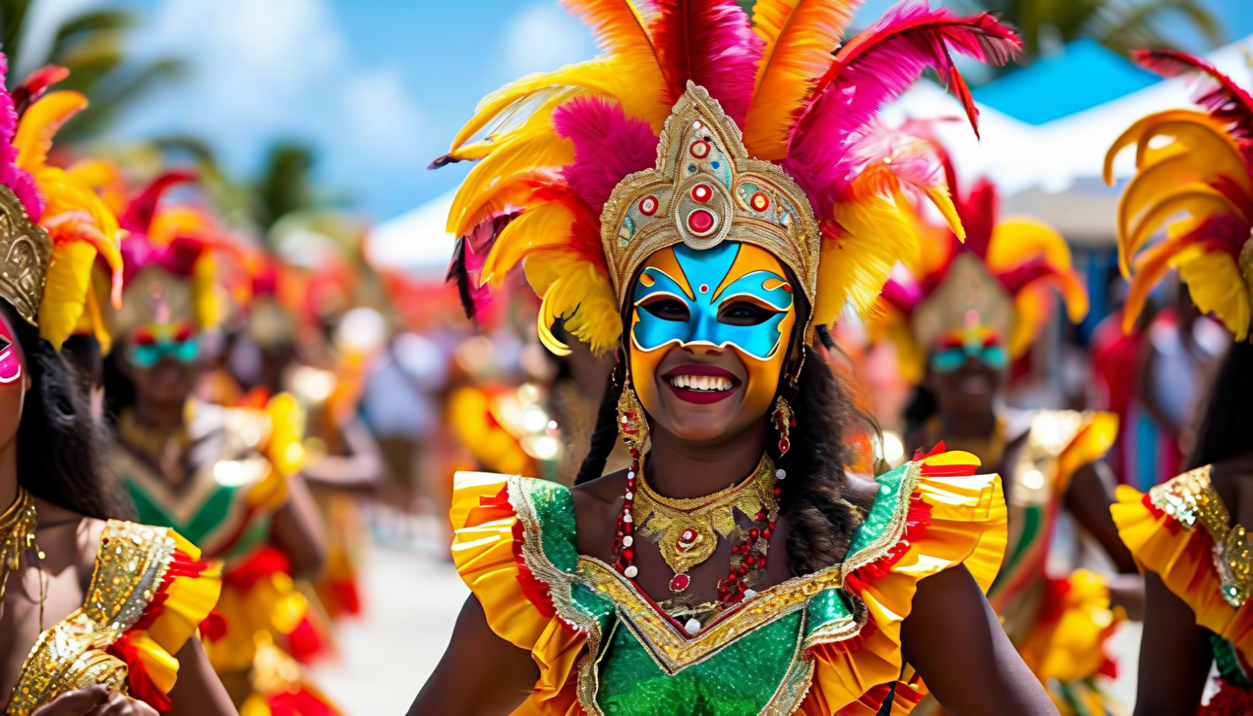 Anguilla Summer Festival carnival costumes