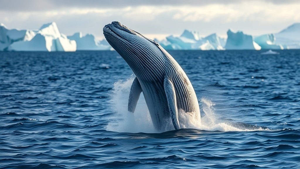 Whale in the Southern Ocean
