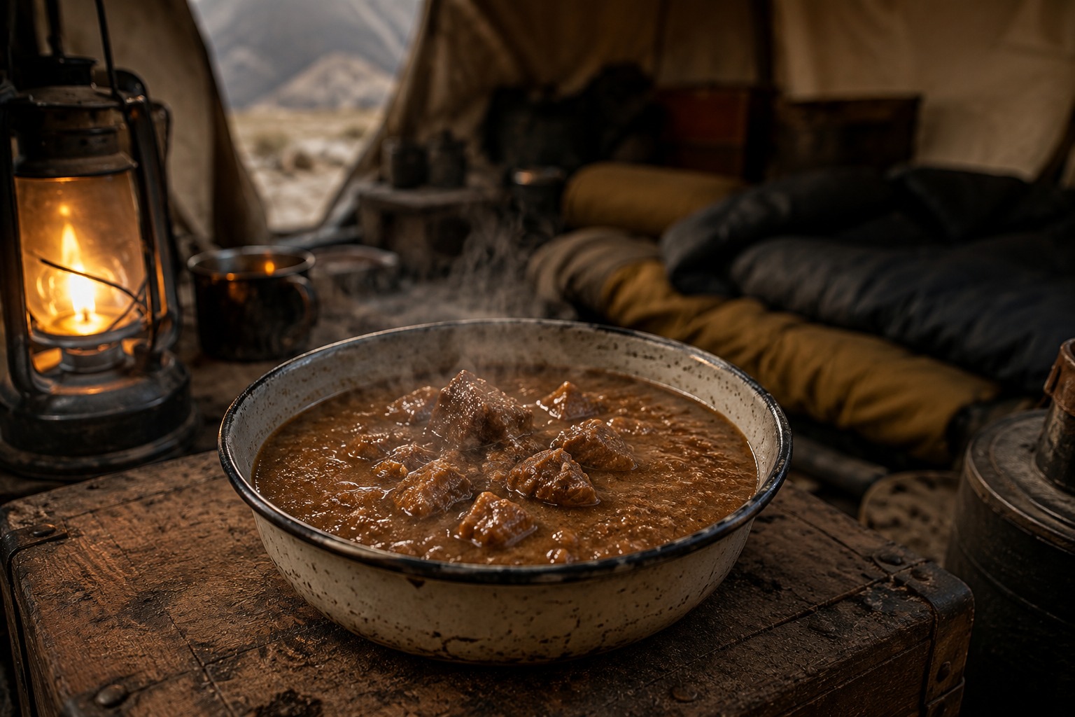 Hoosh, a historic polar exploration stew