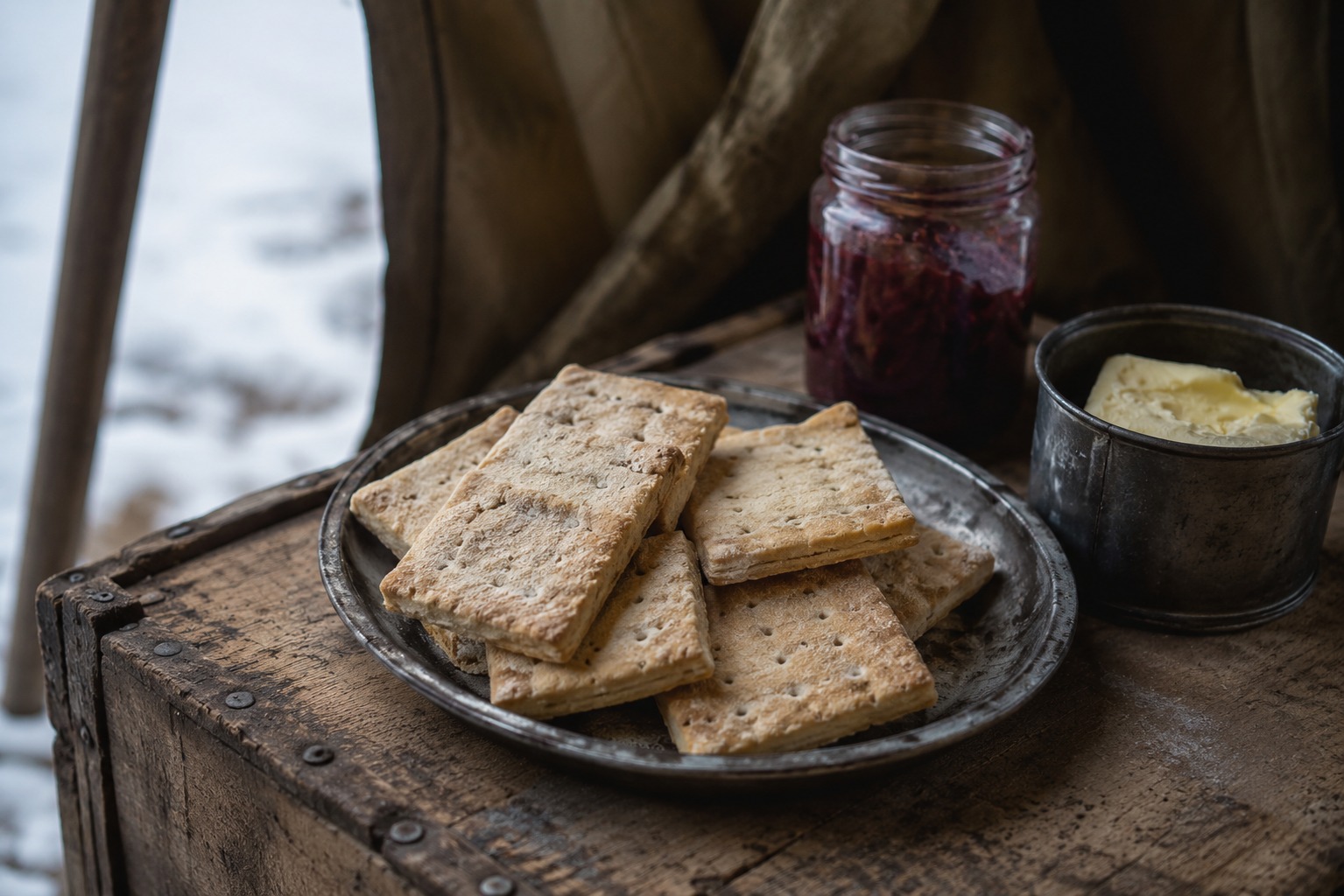 Antarctic sledging biscuits