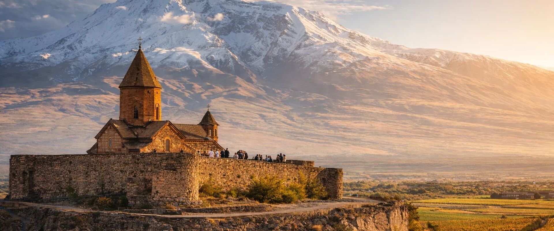 Khor Virap Monastery with Mount Ararat