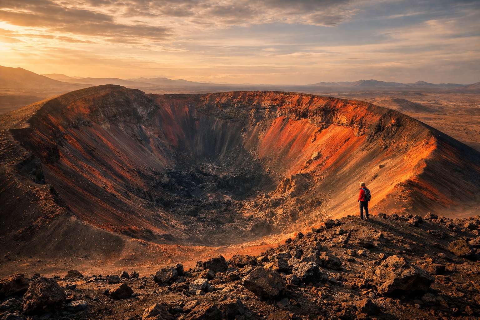 Devil's Riding School Crater