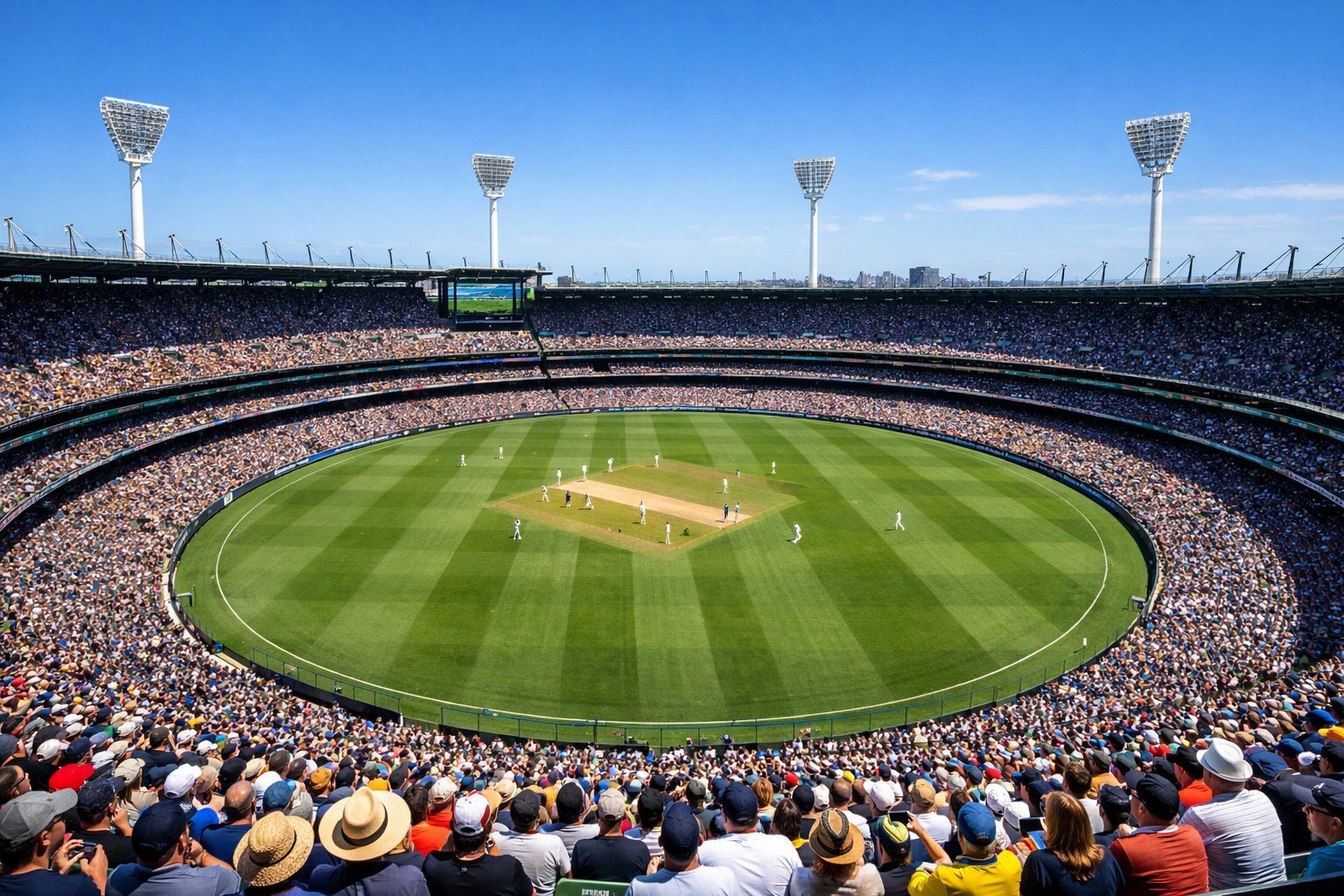 Melbourne Cricket Ground during a Test match
