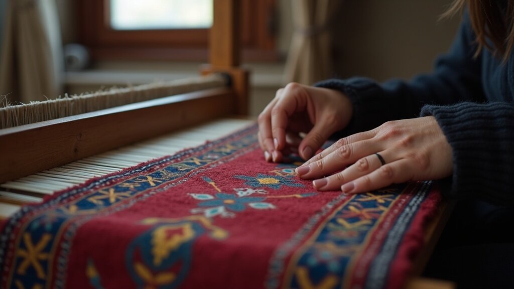 Traditional Azerbaijani carpet weaving