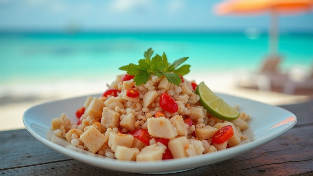Fresh conch salad