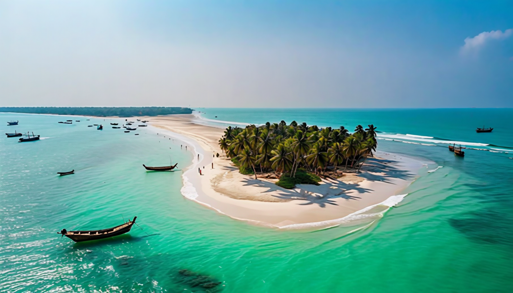 St. Martin's Island (Narikel Jinjira) — Bangladesh's only coral island, a tropical fragment 9 km off Teknaf. Skip the day trip and stay at least one night.