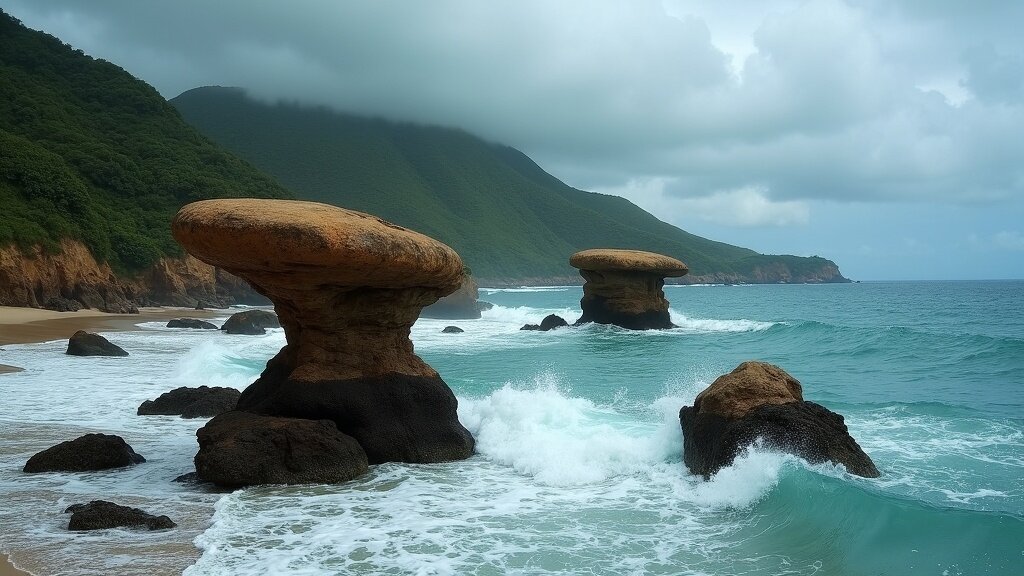Bathsheba rock formations on the east coast