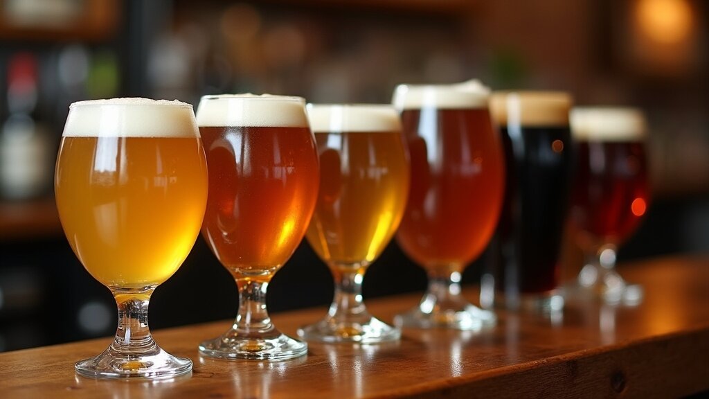 Belgian beer selection