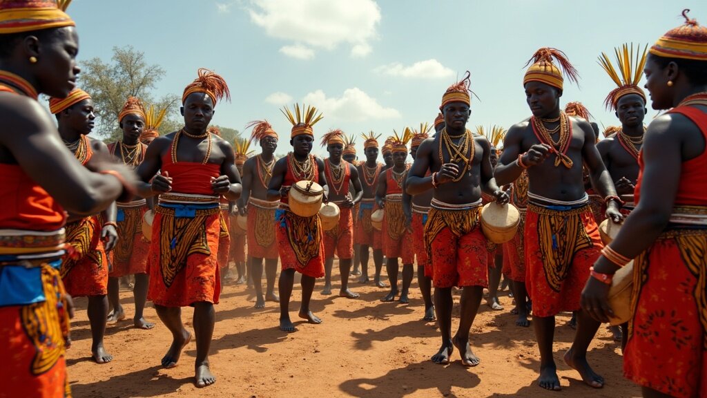 Vodun ceremony in Ouidah