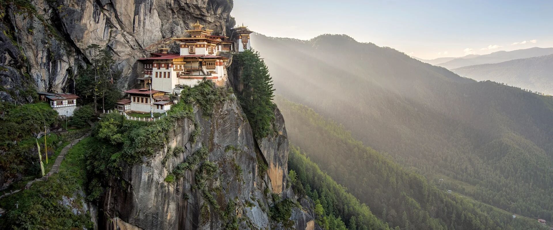 Tiger's Nest Monastery clinging to the cliff