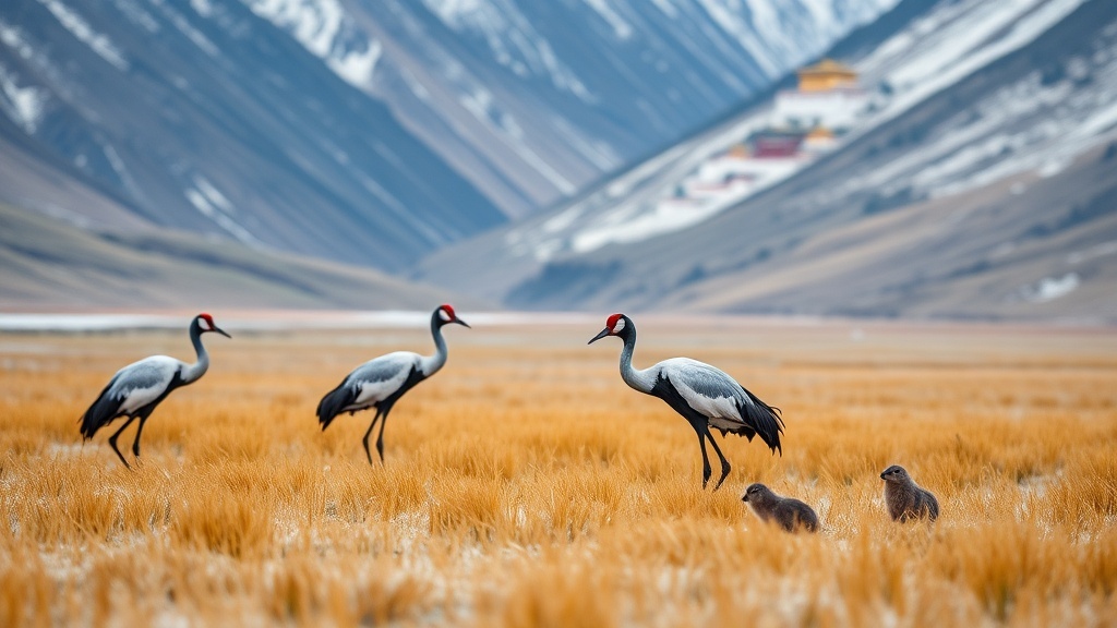Gangtey Valley and Phobjikha wetlands