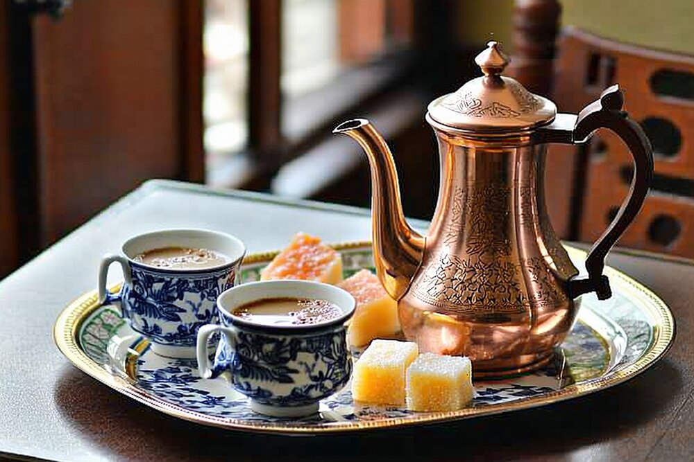 Bosnian coffee dzezva at Sarajevo kafana