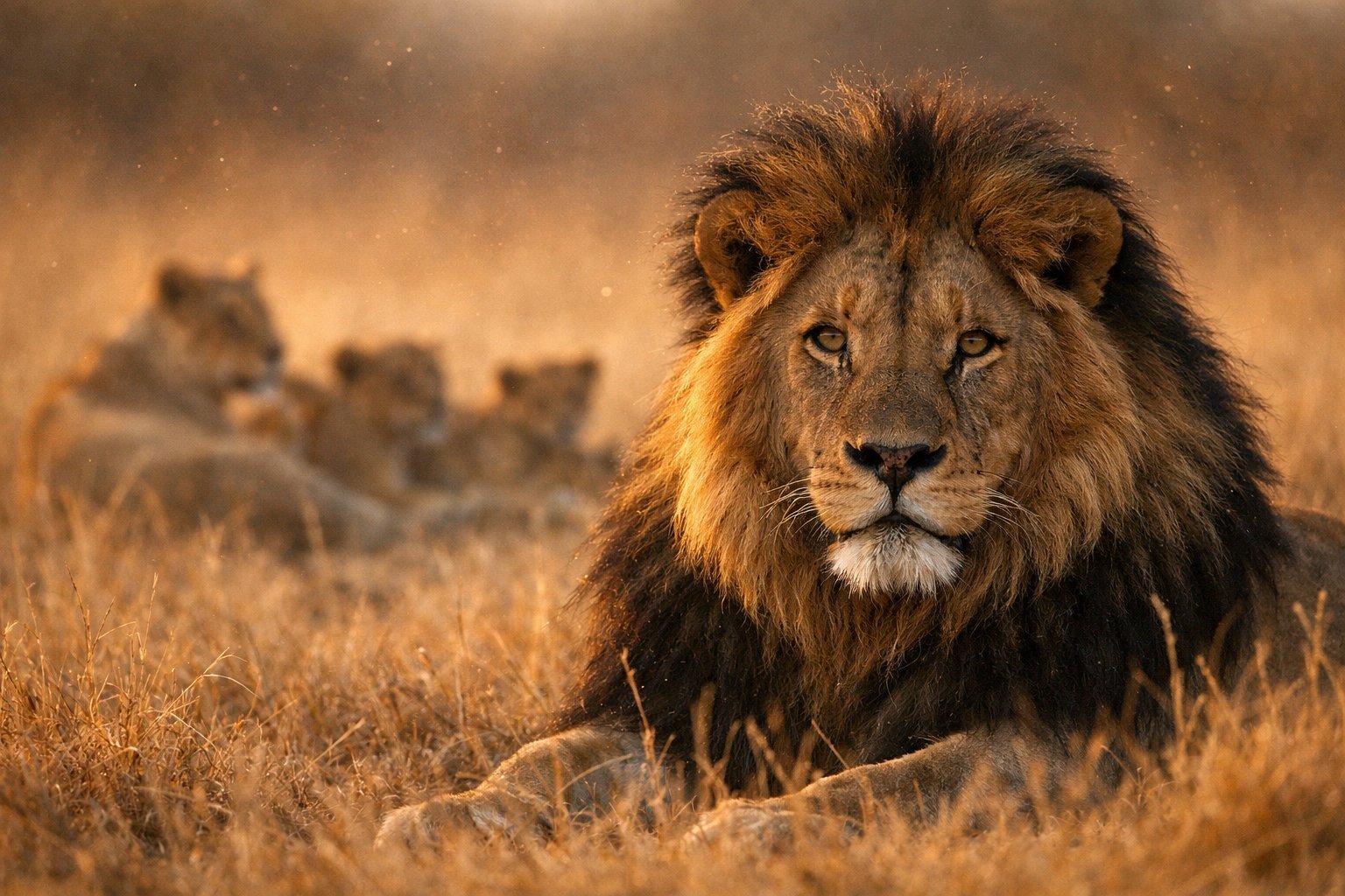 Lions in the Savuti region