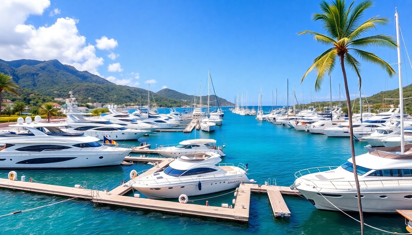 BVI yacht marina at Road Town