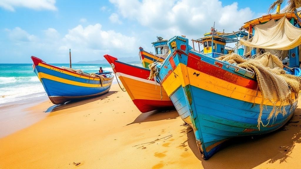 Colorful Fishing Boats