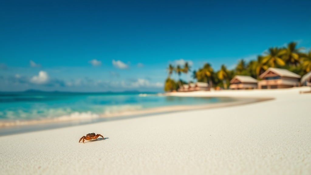White sand and clear water on Koh Rong