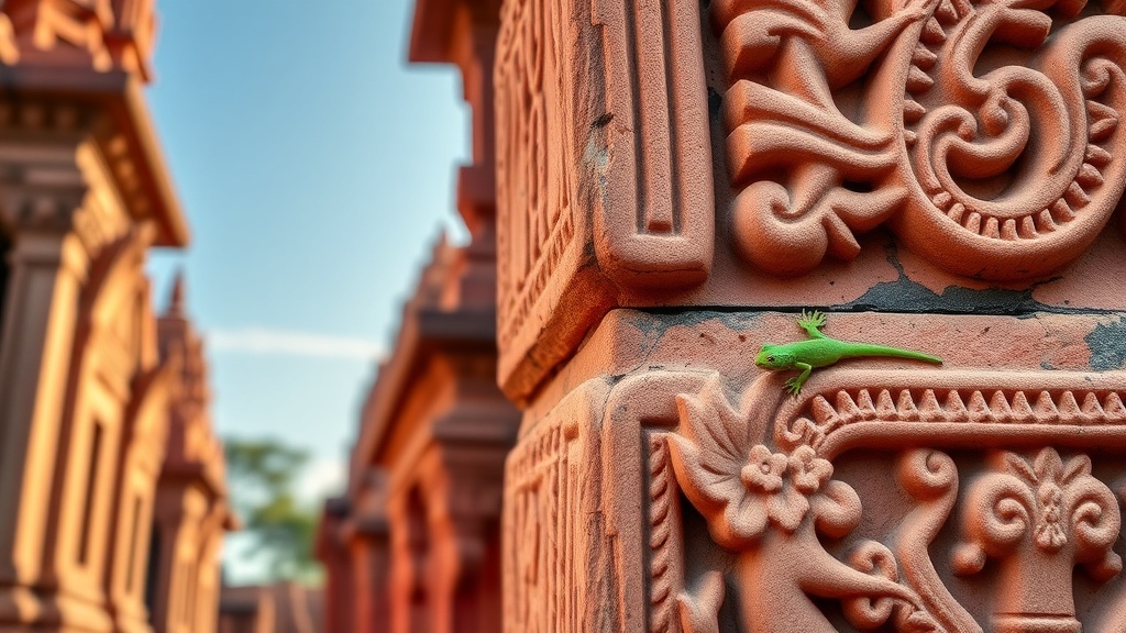 Banteay Srei, the pink sandstone 