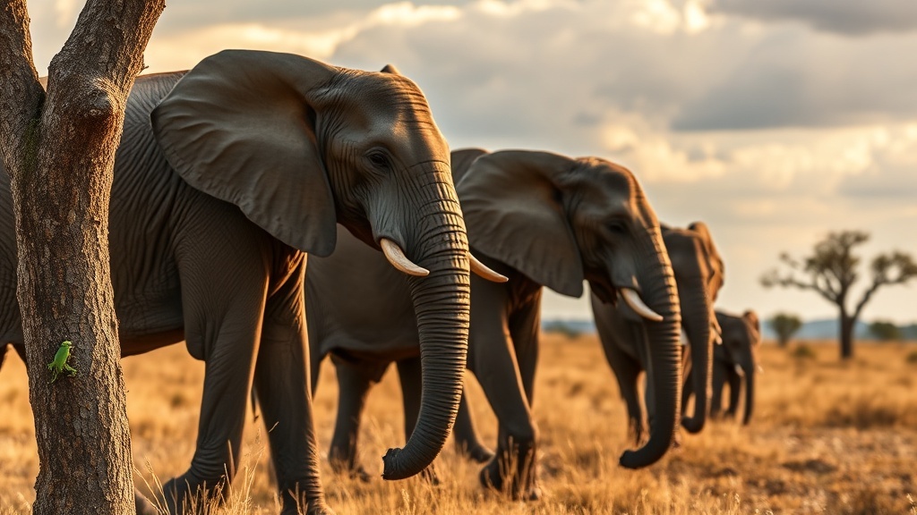 Elephants in Waza National Park
