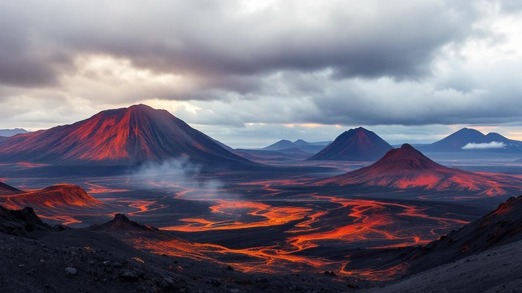 Timanfaya volcanic landscape