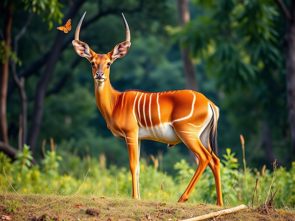 Bongo Antelope in Dzanga-Sangha