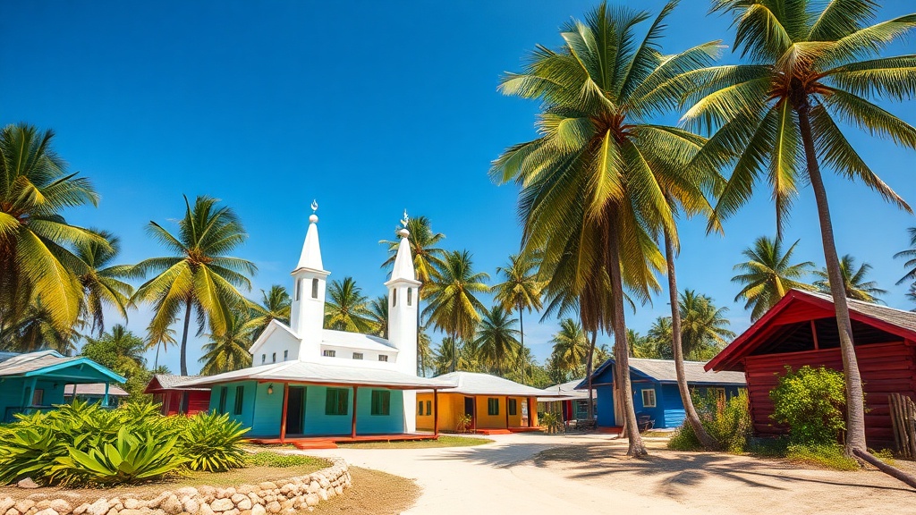 Home Island traditional village