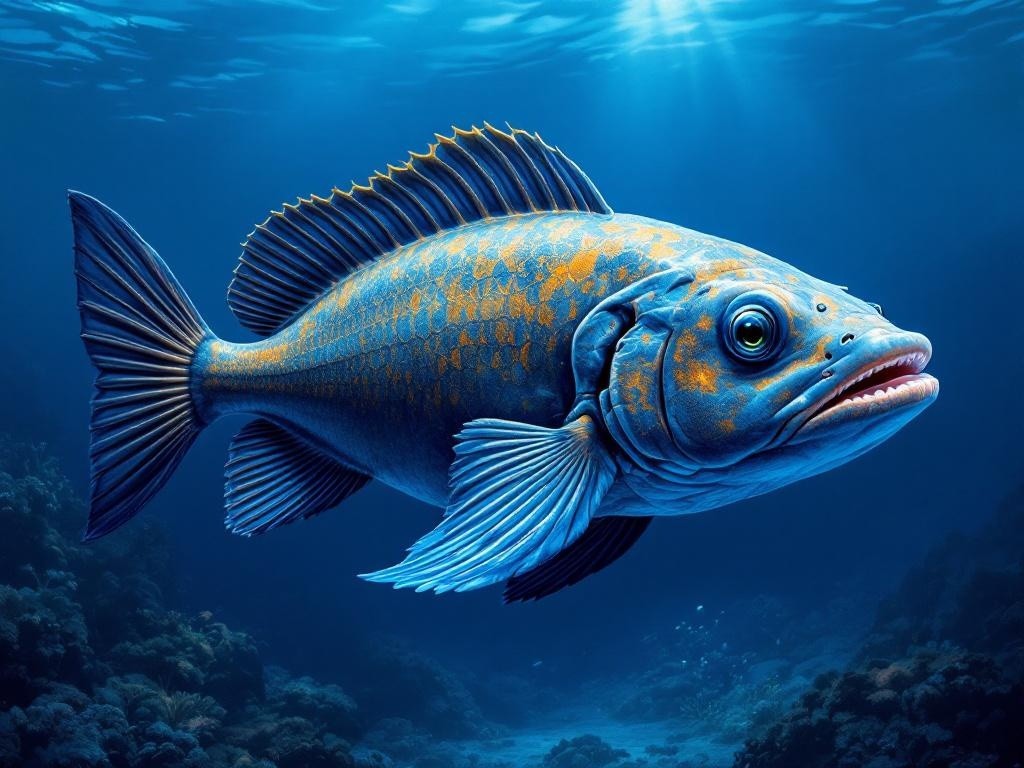 Coelacanth specimen