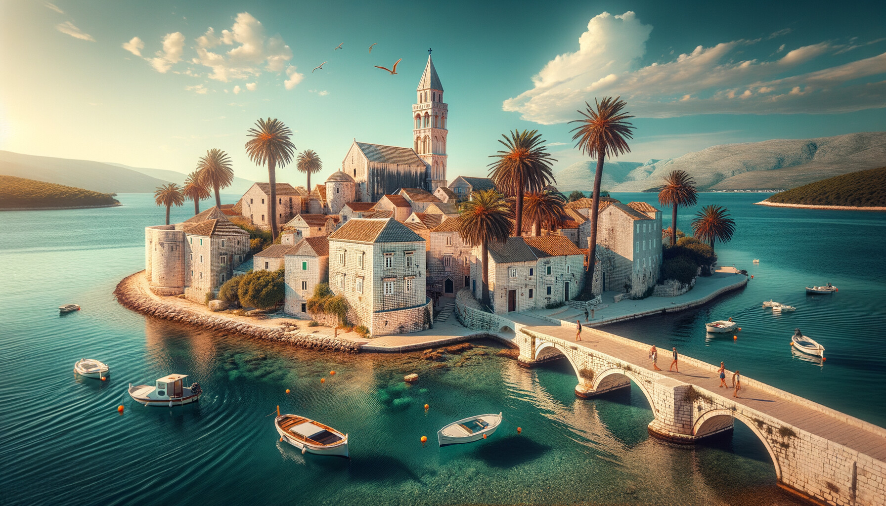 The old town of Trogir, Croatia