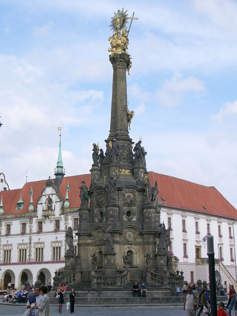 The Holy Trinity Column in Olomouc.