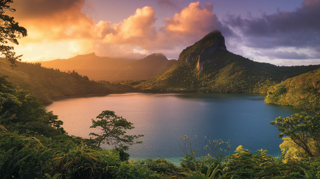 Boiling Lake in Dominica's Morne Trois Pitons National Park