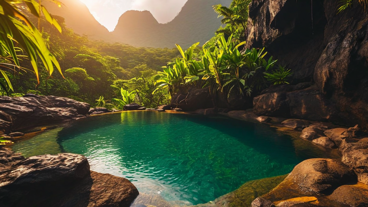 Emerald Pool in Morne Trois Pitons