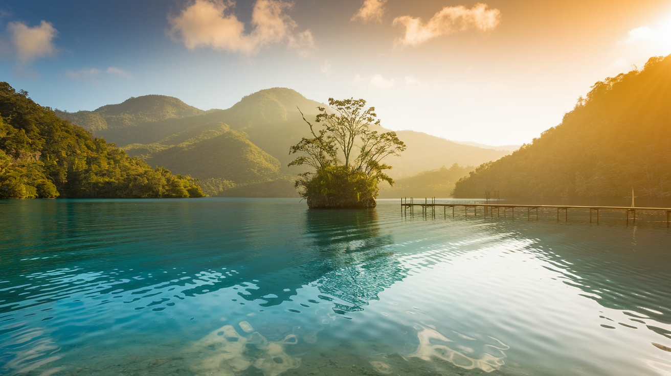 Gagra Promenade Romantic Evening